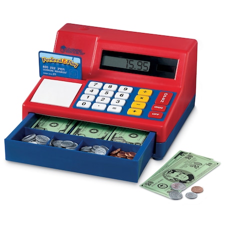 Learning Resources Pretend & Play Calculator Cash Register 2629
